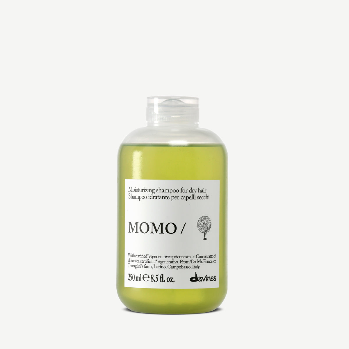 Davines Nederland MOMO Shampoo - Hydraterende shampoo voor droog haar.