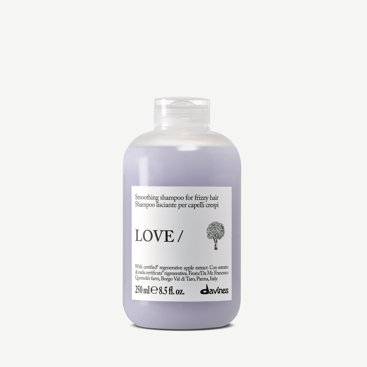 Davines Nederland LOVE SMOOTHING Shampoo - Gladmakende shampoo voor pluizig haar.