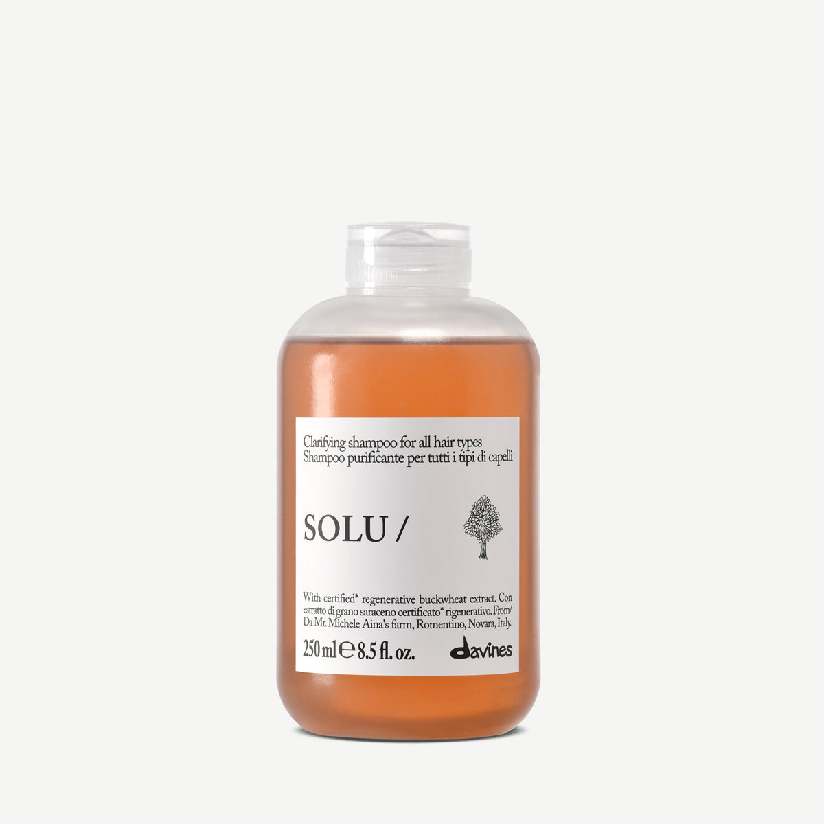 Davines Nederland SOLU Shampoo - Zuiverende shampoo voor alle haartypes.