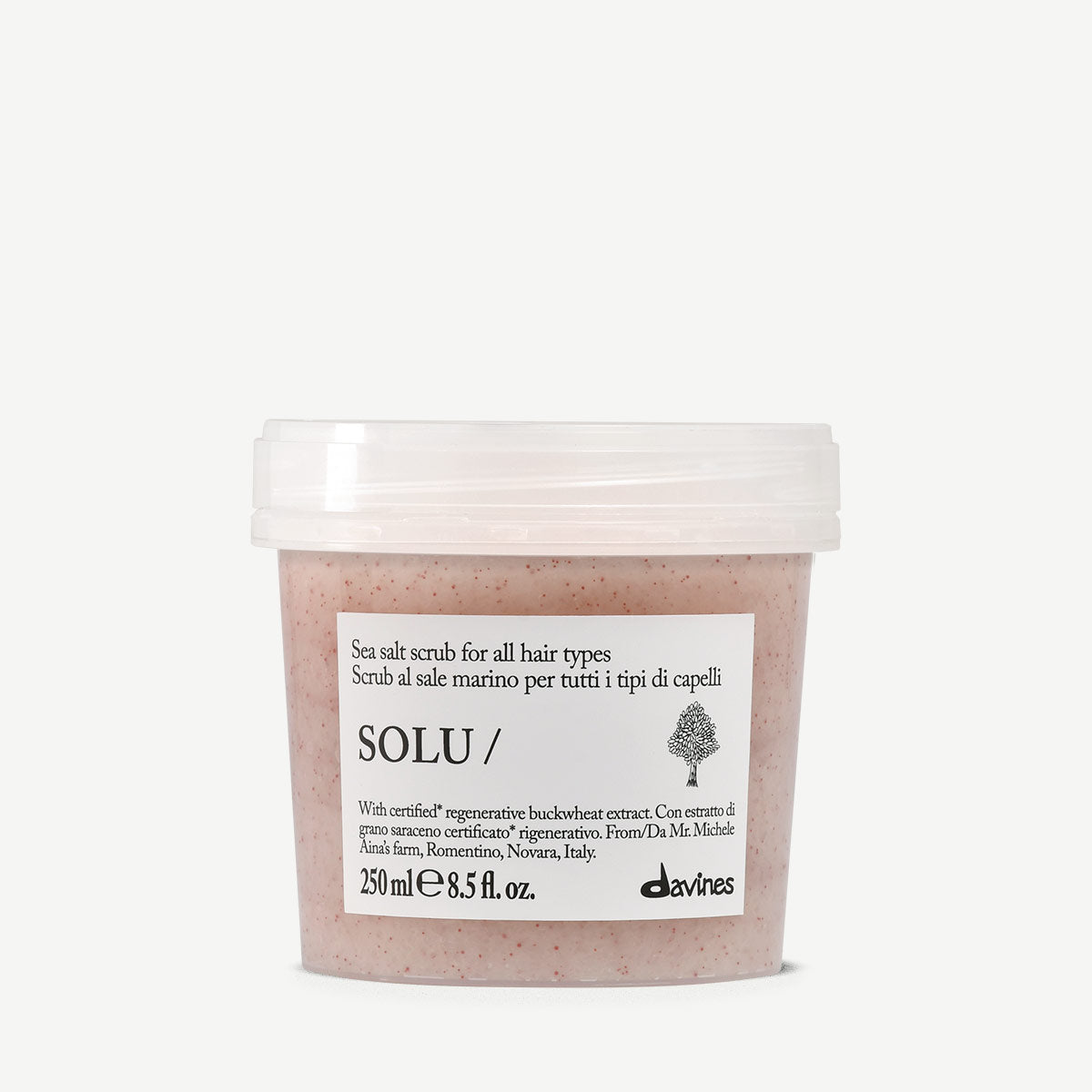 Davines Nederland SOLU Sea Salt Scrub - Diep reinigende zeezoutscrub voor alle haartypes.