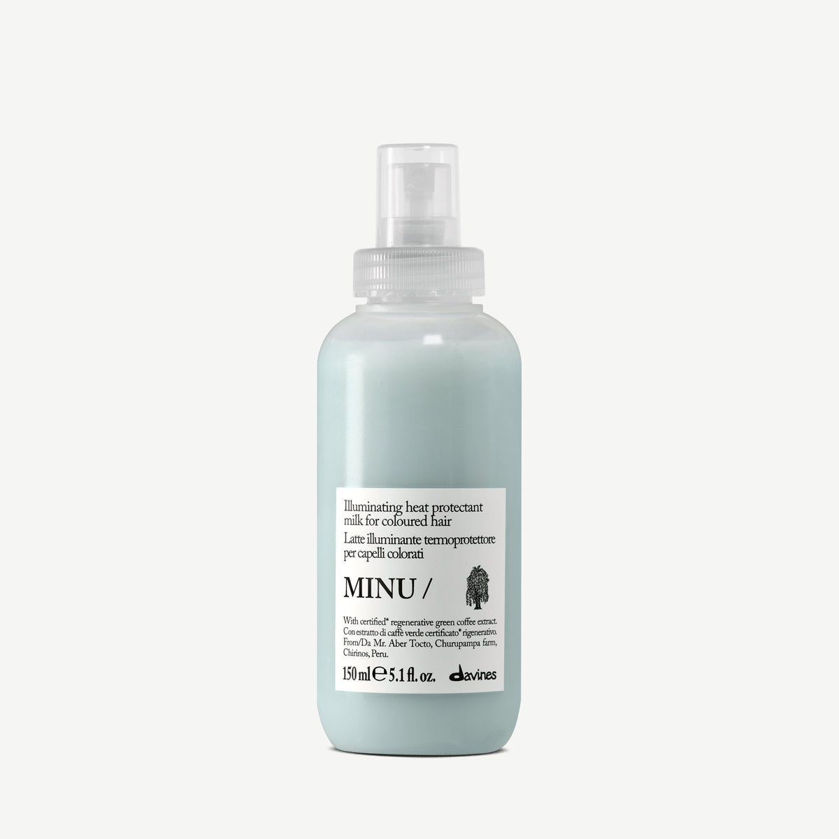 Davines Nederland MINU Milk - Verhelderende hittebeschermende milk voor gekleurd haar.