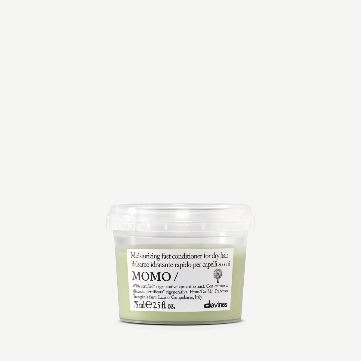 Davines Nederland MOMO Conditioner - Hydraterende sneldrogende conditioner voor droog haar.