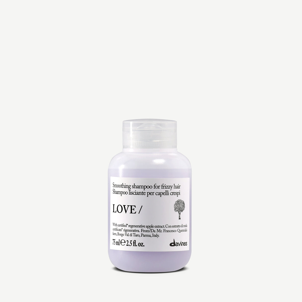Davines Nederland LOVE SMOOTHING Shampoo - Gladmakende shampoo voor pluizig haar.