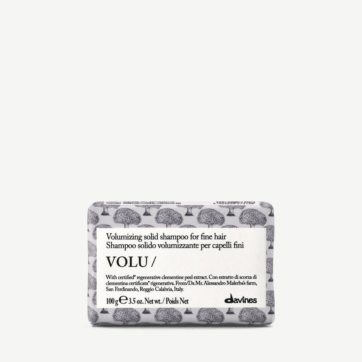 Davines Nederland VOLU Shampoo bar - Volumiserende shampoo bar voor fijn haar.