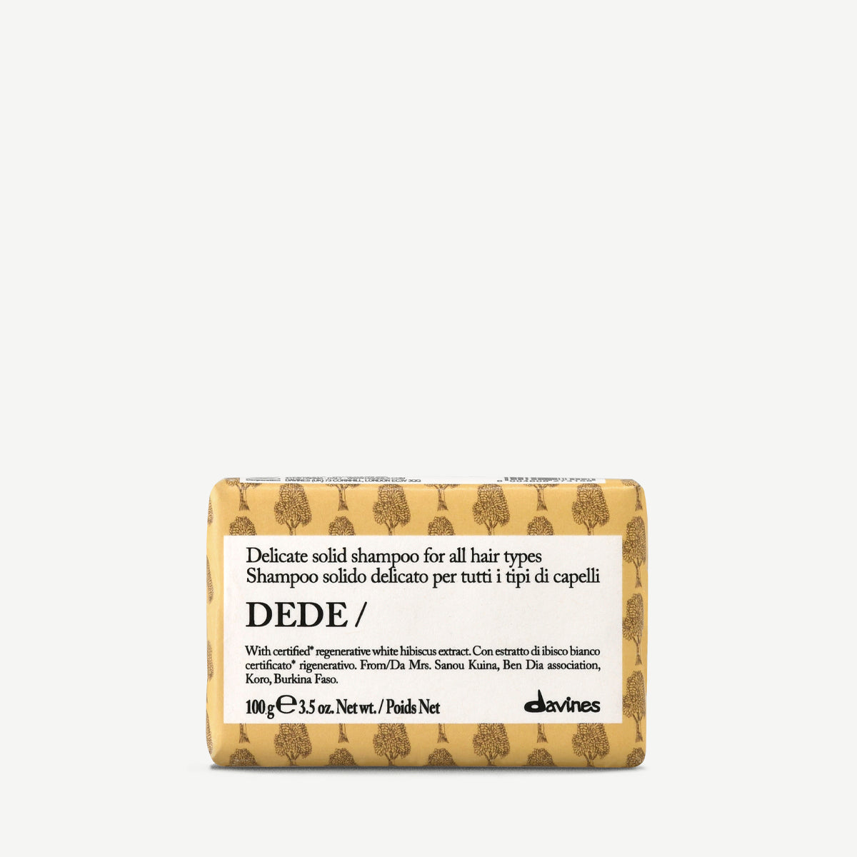 Davines Nederland DEDE shampoo bar - Milde shampoo bar voor alle haartypes.
