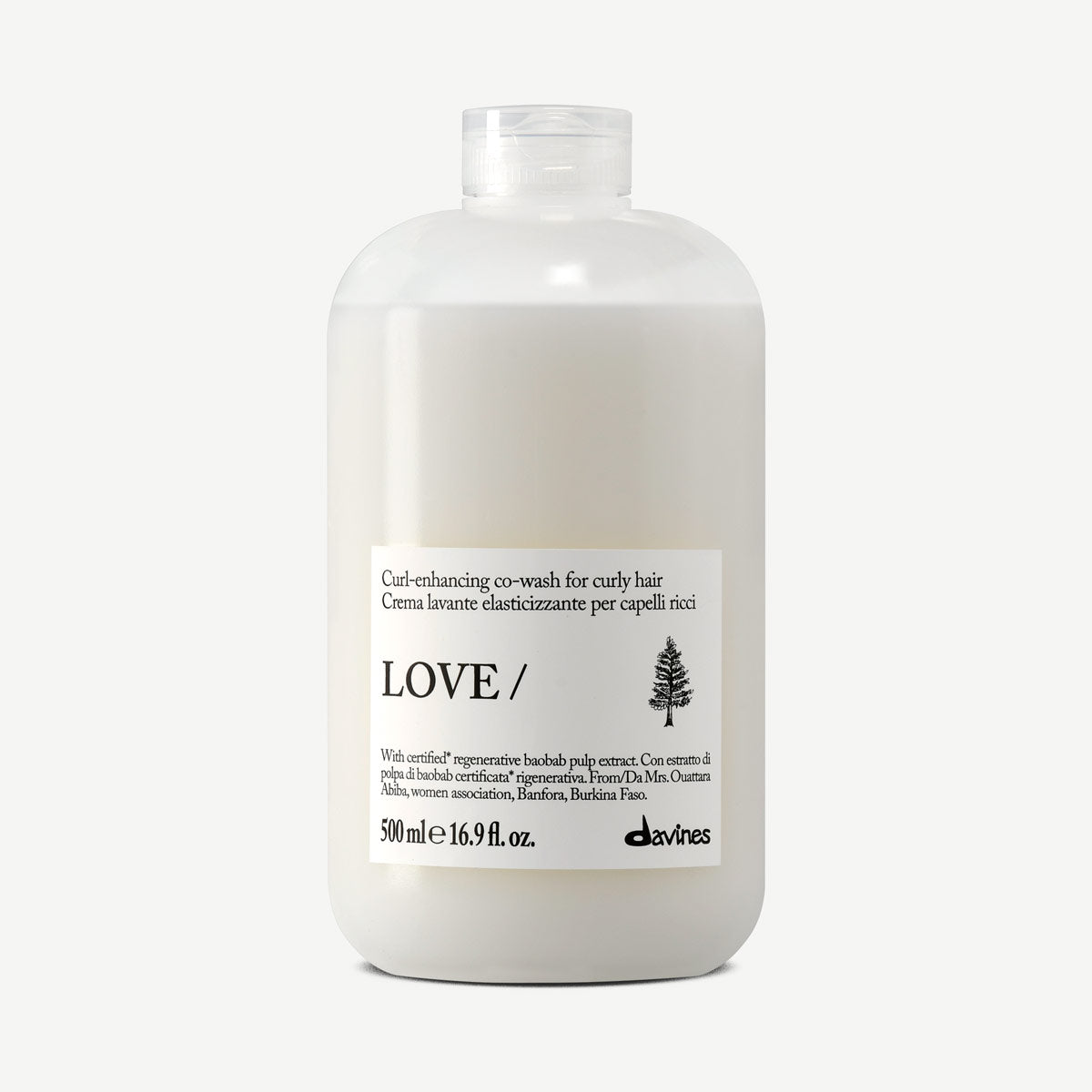 Davines Nederland LOVE CURL Co-wash - Krulversterkende co-wash voor krullend haar.
