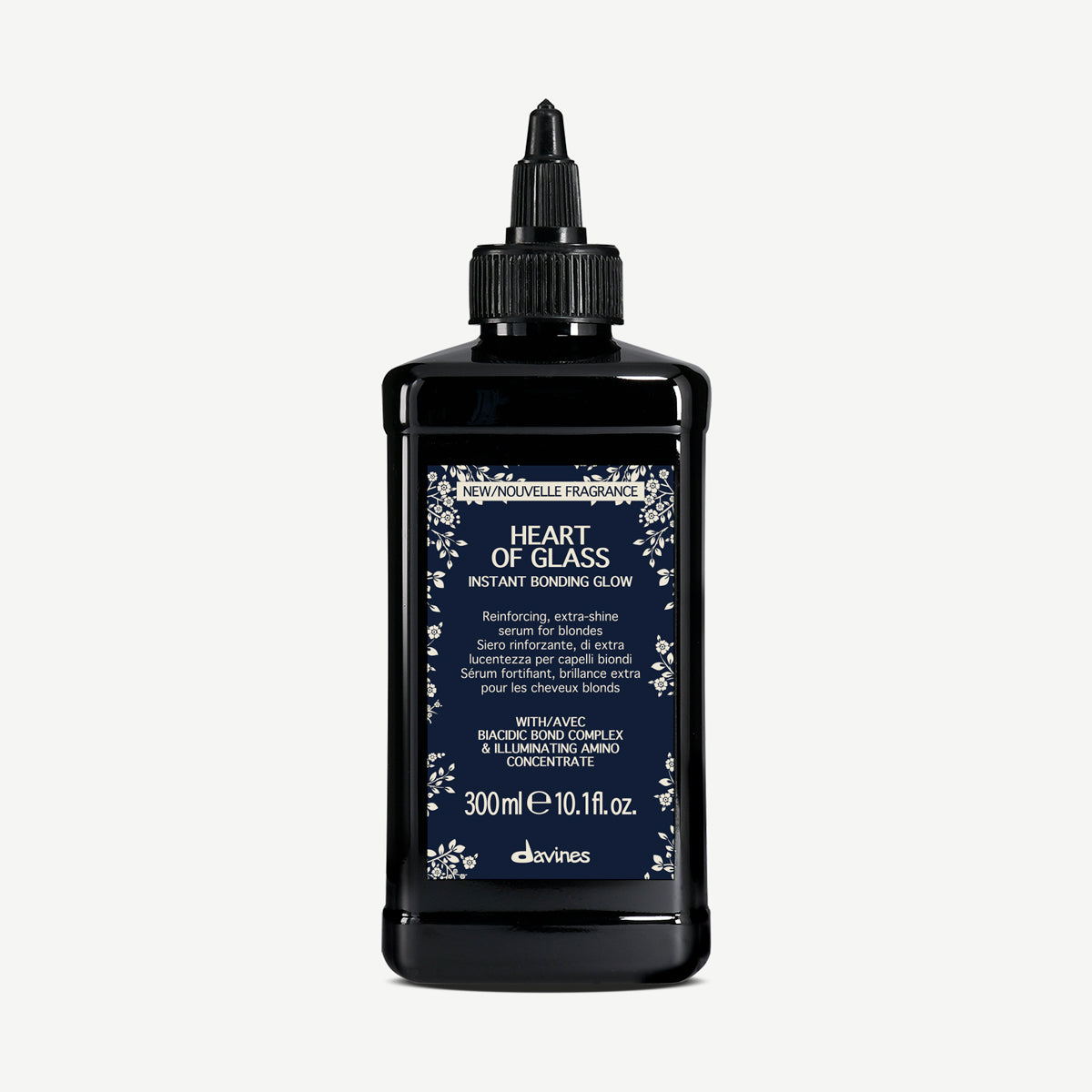 Davines Nederland HEART OF GLASS Instant Bonding Glow - Versterkend serum met extra glans voor natuurlijk en behandeld blond haar.