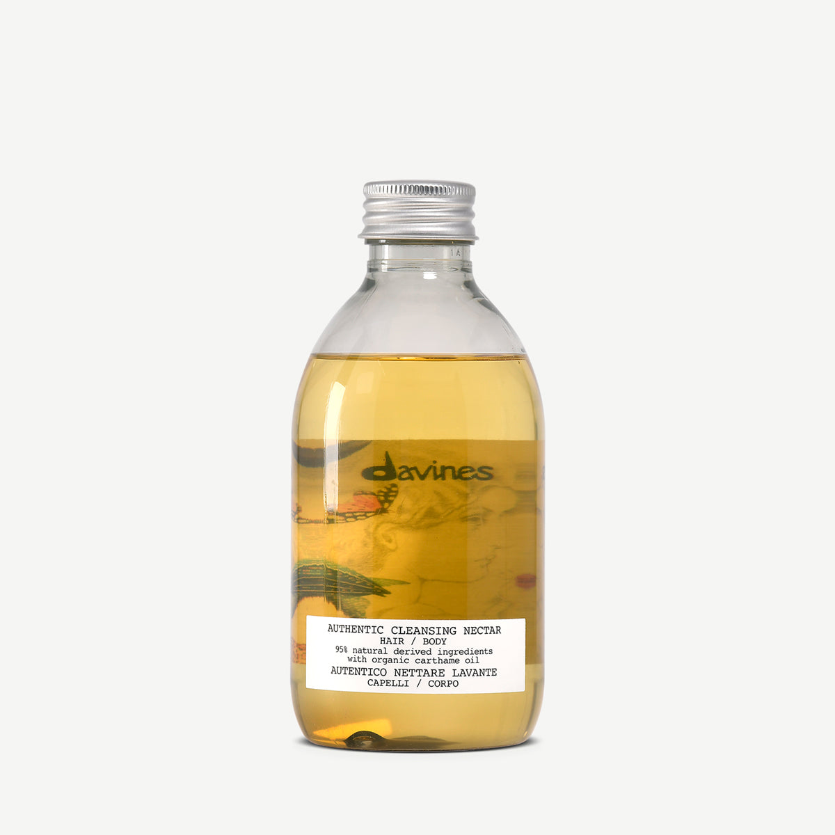 Davines Nederland Cleansing Nectar - Multifunctionele shampoo met olieachtige textuur voor alle haar- en huidtypes.