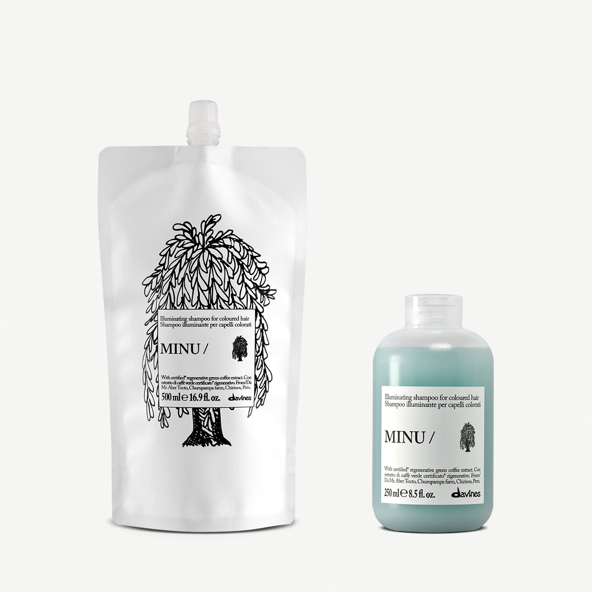 MINU shampoo refill duo 1 Davines