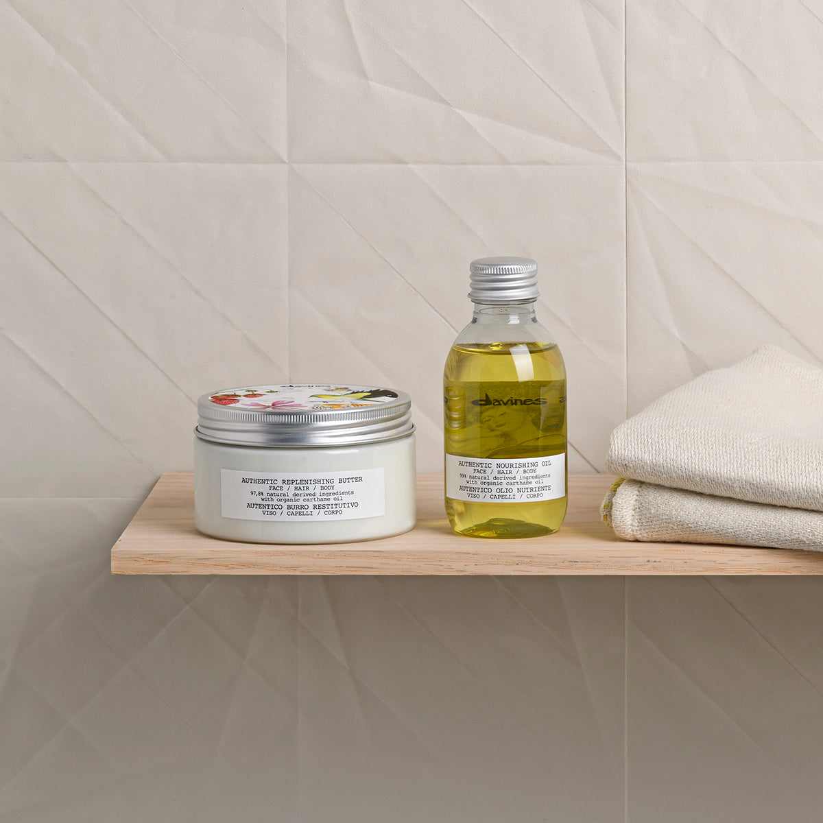 Davines-authentic group-74032-replenishing-butter-230ml-74012-nourishing-oil-140ml-situational.jpg