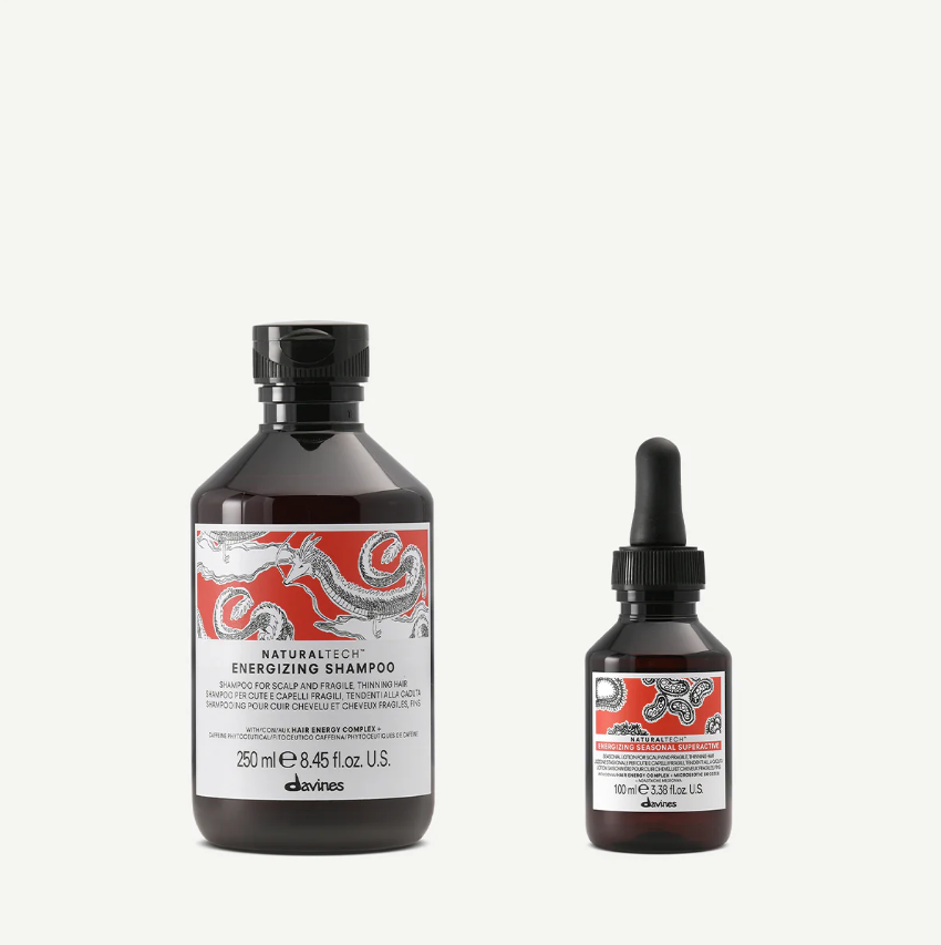 Davines Nederland Energizing duo set - Seizoensgebonden behandeling voor dunner wordend haar