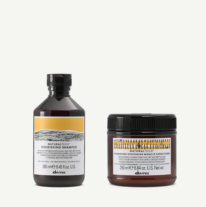 Davines Nederland Nourishing shampoo & conditioner set - Set voor droog en beschadigd haar