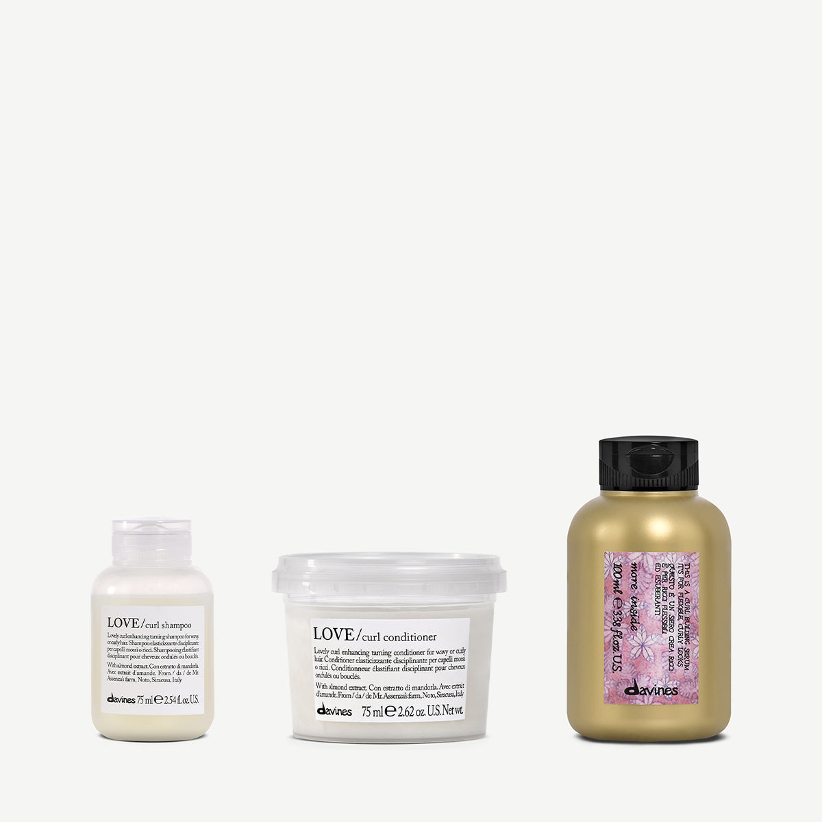 Krullen travel trio set 1  4 pz.Davines