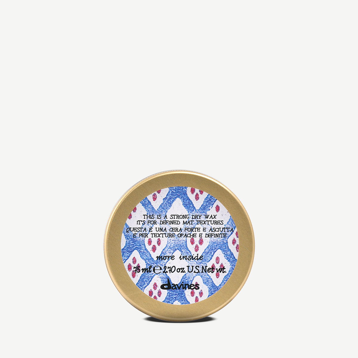 Davines Nederland This is a Strong Dry Wax - Om het haar een subtiele definitie en separatie te geven.