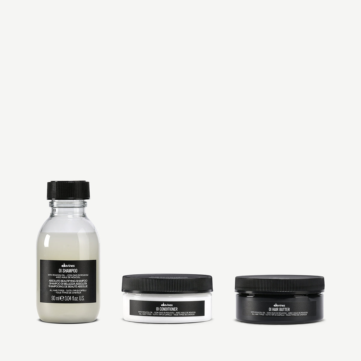 OI Shampoo, Conditioner en Butter travel set 1  3 pz.Davines