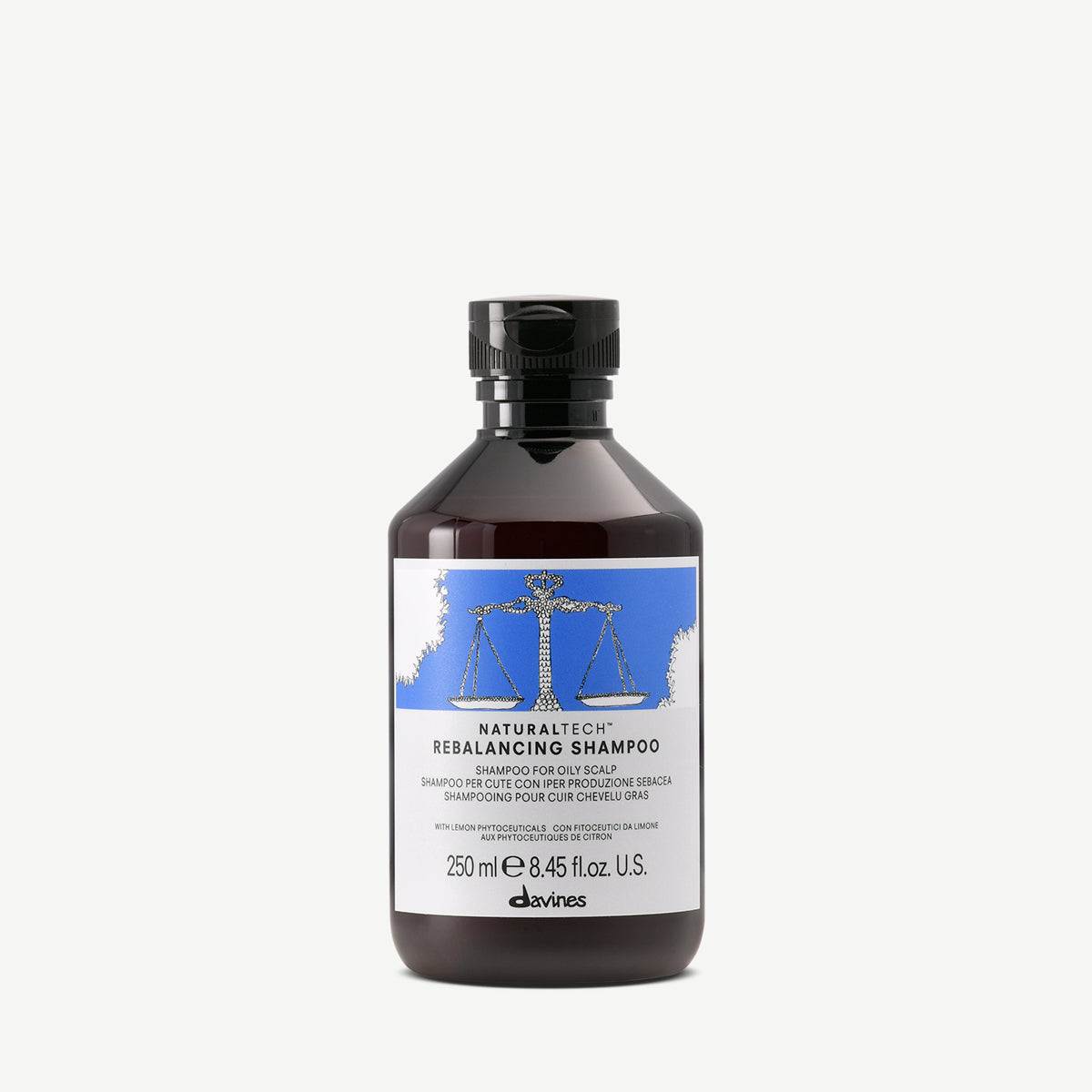 Davines Nederland REBALANCING Shampoo - Shampoo om een (zeer) overmatige talgproductie op de hoofdhuid weer in balans te brengen.