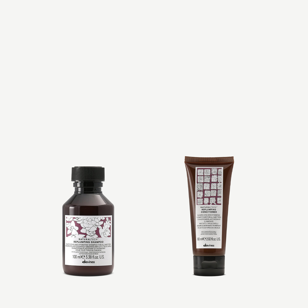 Replumping Shampoo & Conditioner reisset 1  2 pz.Davines