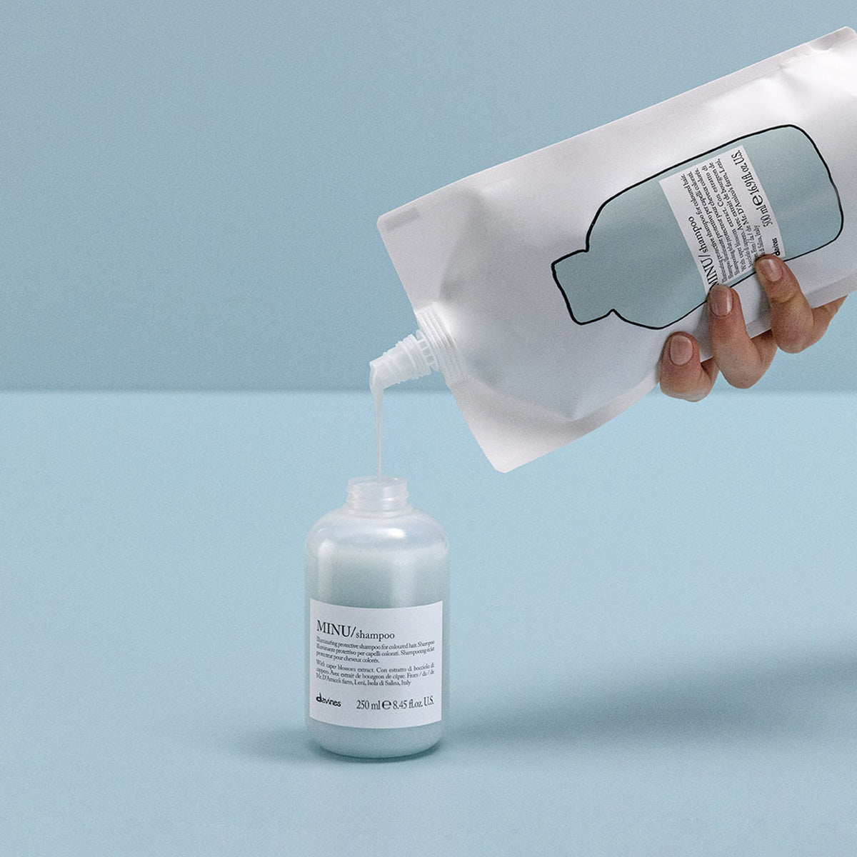 Davines Nederland MINU Shampoo - Verhelderende en beschermende shampoo voor gekleurd haar.