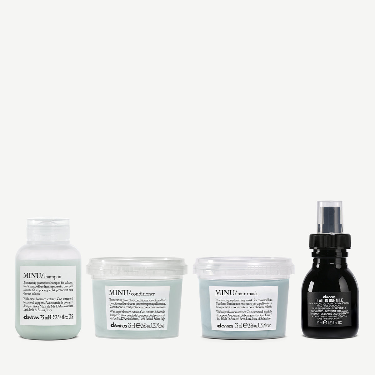 MINU & OI travel set 1  5 pz.Davines