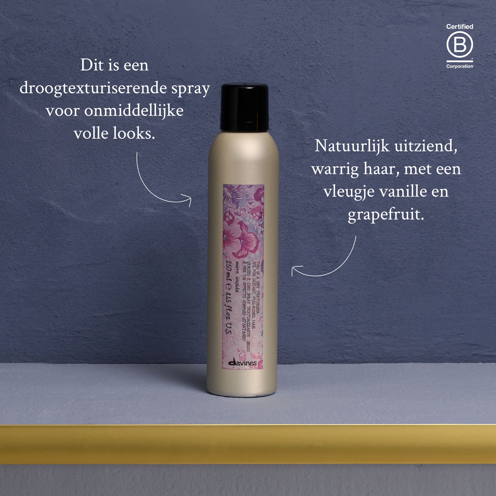 Davines Nederland This is a Dry Texturizer - Voor een warrige, gedefinieerde textuur en hold.