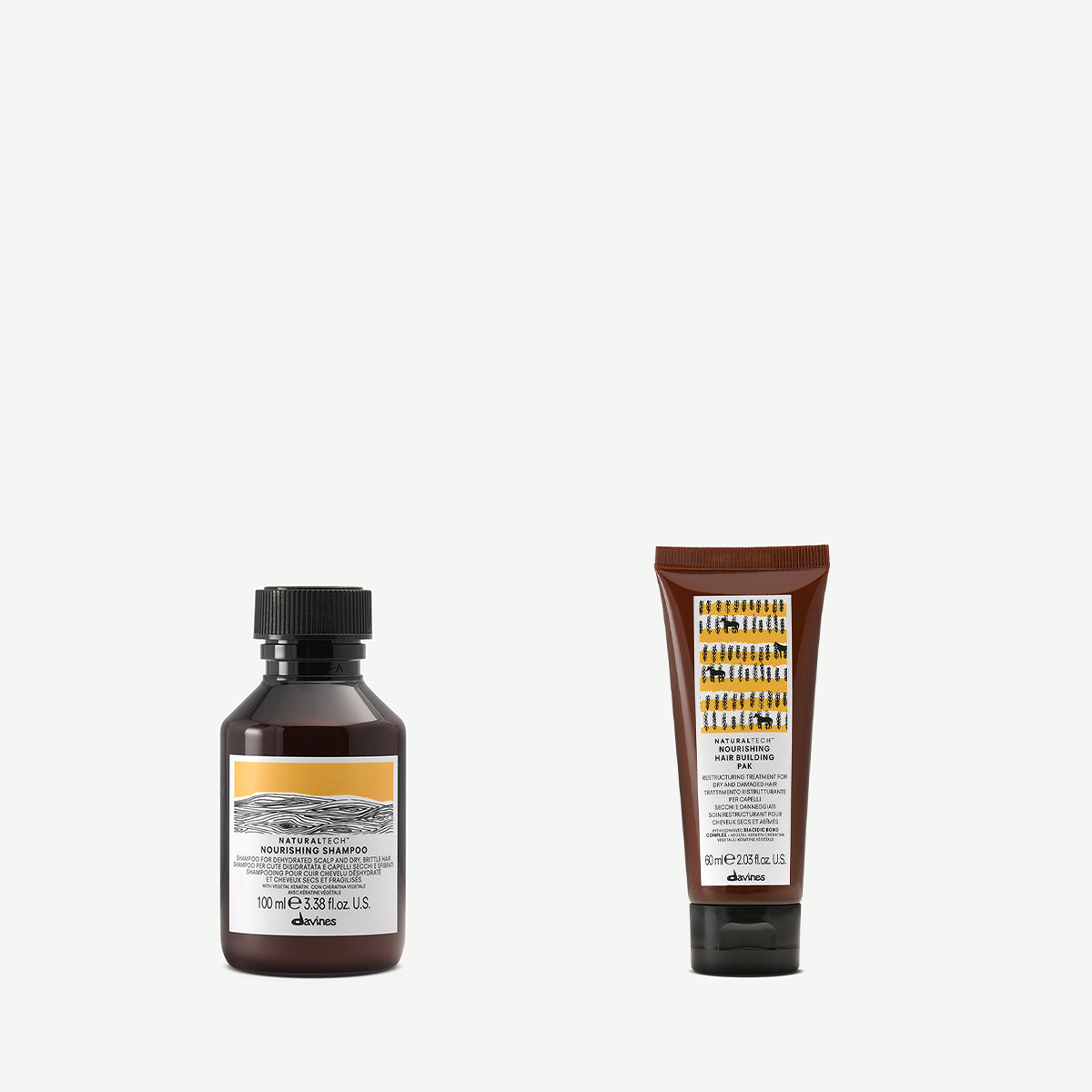 Nourishing Shampoo & Conditioner travel set 1  0 pz.Davines