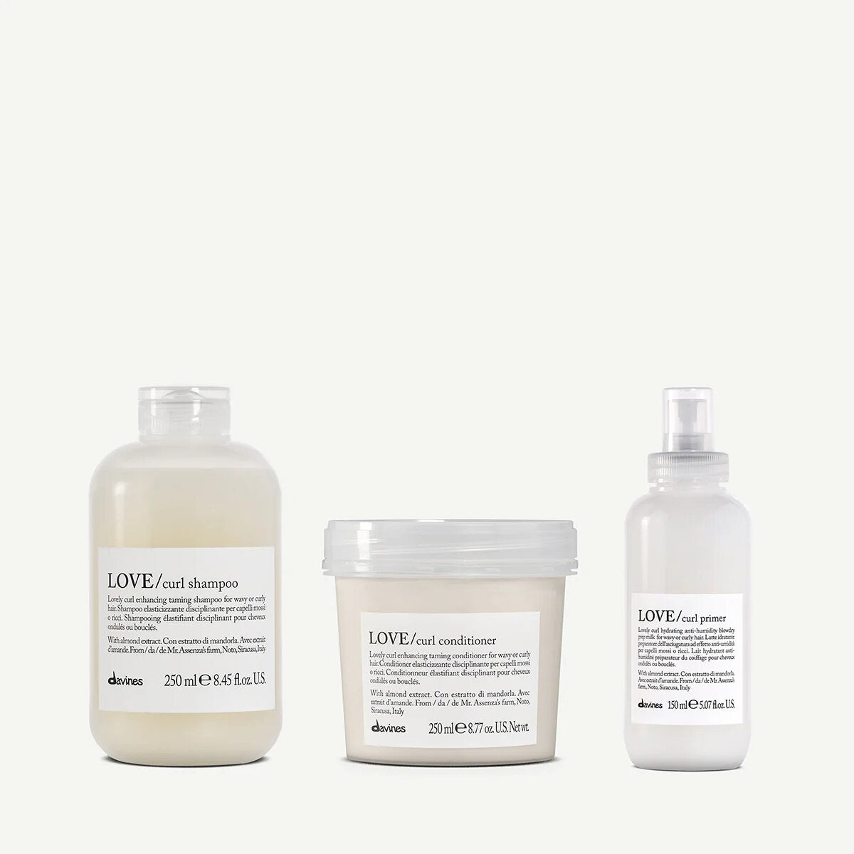 LOVE CURL starter set 1  3 pz.Davines