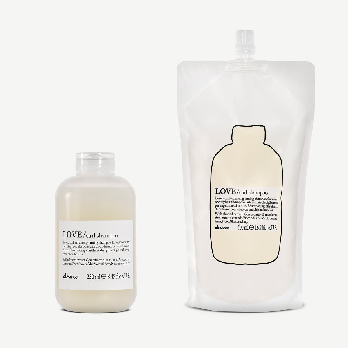 LOVE Curl shampoo refill duo 1  2 pz.Davines