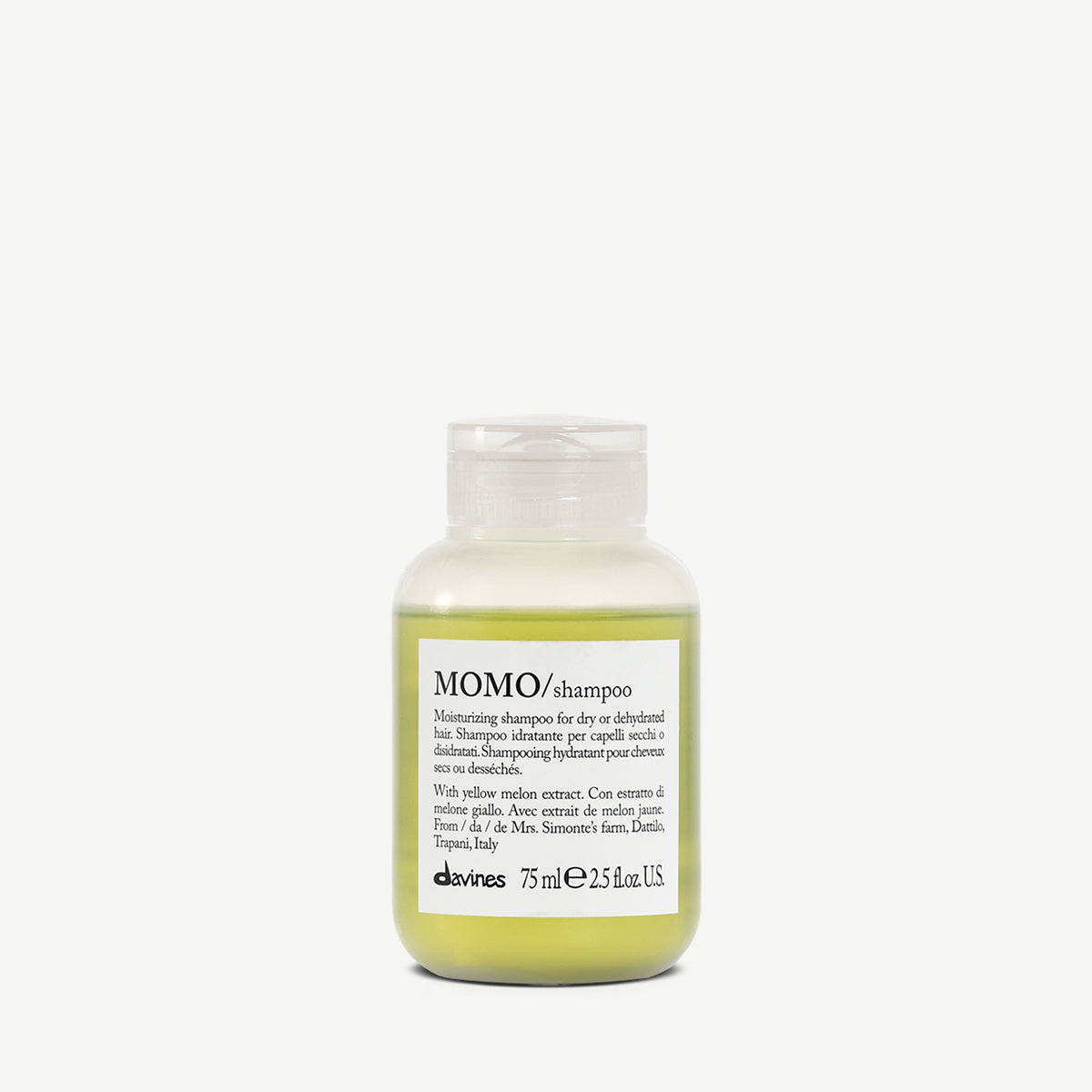 Davines Nederland MOMO Shampoo - Diep hydraterende shampoo voor droog en vochtarm haar.