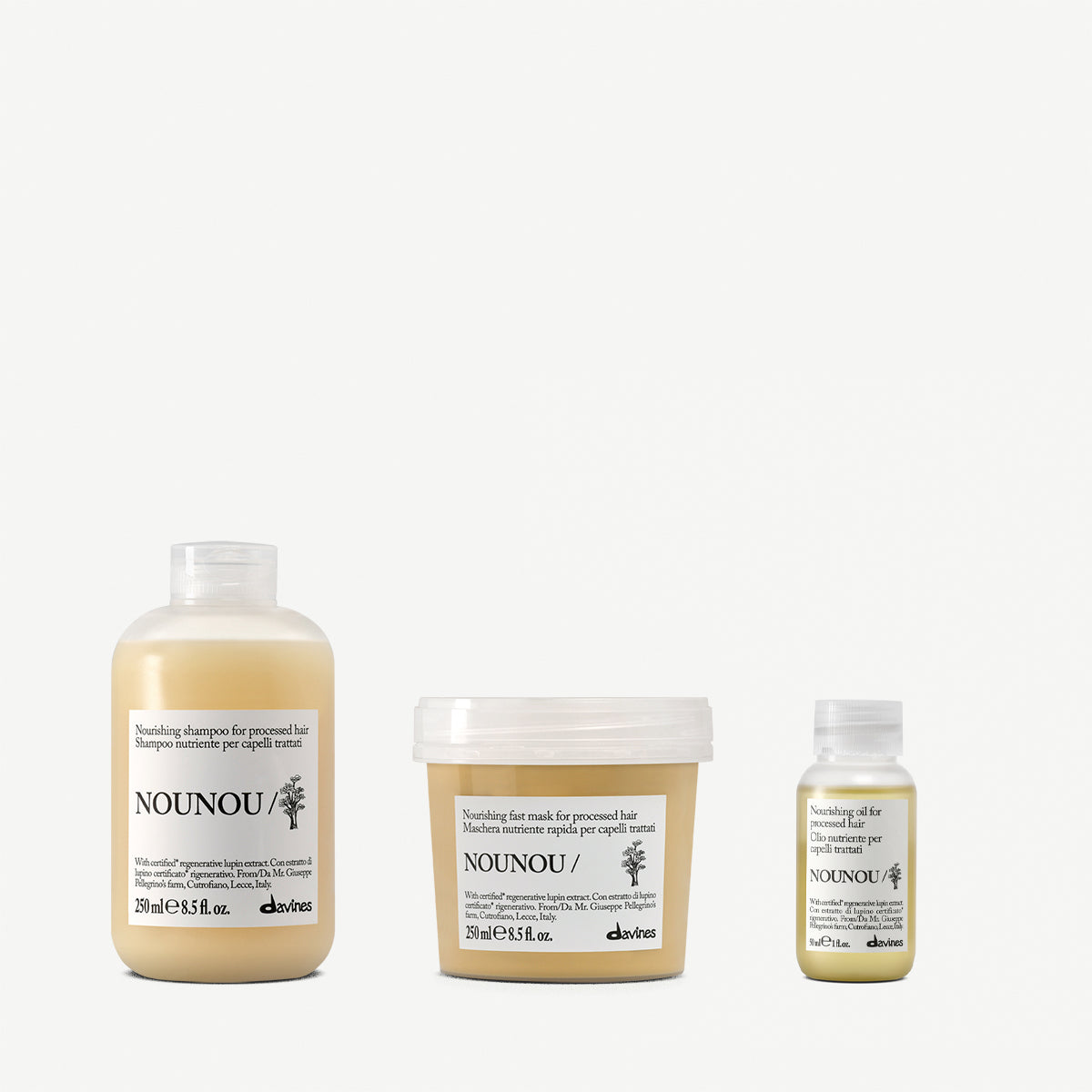 NOUNOU set voor medium/dik haar 1  1 kitDavines
