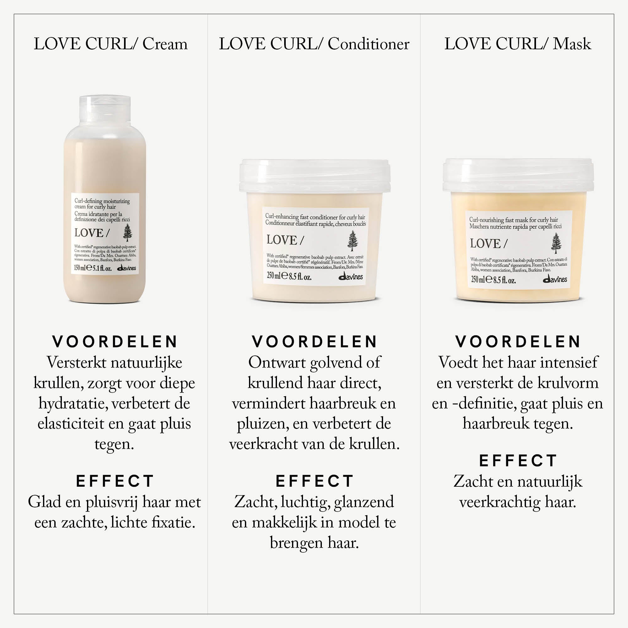 
Davines Nederland LOVE CURL Conditioner - Krulversterkende snelwerkende conditioner voor krullend haar. 