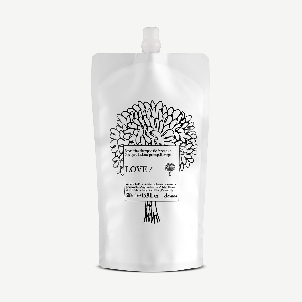 
Davines Nederland LOVE SMOOTHING Shampoo - Gladmakende shampoo voor pluizig haar. 