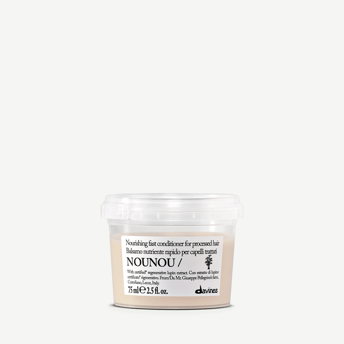
Davines Nederland NOUNOU Conditioner - Voedende snelwerkende conditioner voor behandeld haar. 