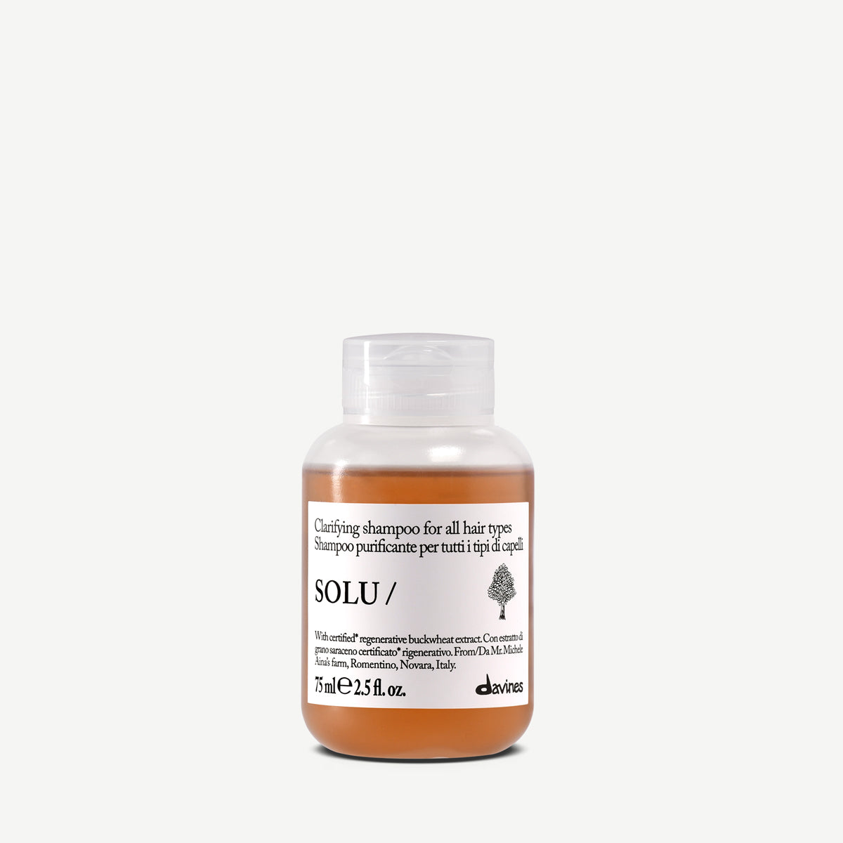 
Davines Nederland SOLU Shampoo - Zuiverende shampoo voor alle haartypes. 