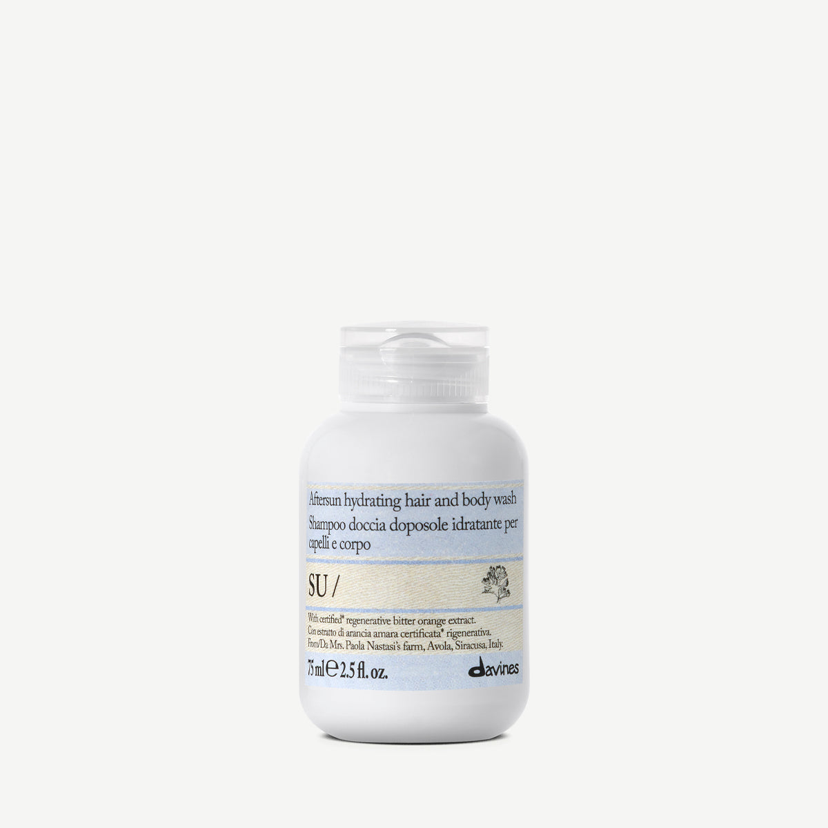 
Davines Nederland SU Hair &amp; Body Wash - Hydraterende aftersun hair &amp;amp; body wash. 