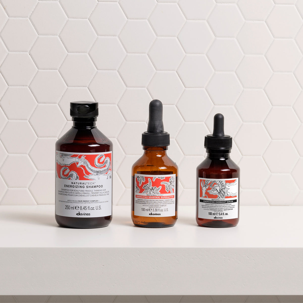 
Davines Nederland ENERGIZING OVERNIGHT SERUM - Overnight leave-in serum voor hoofdhuid en haar. 