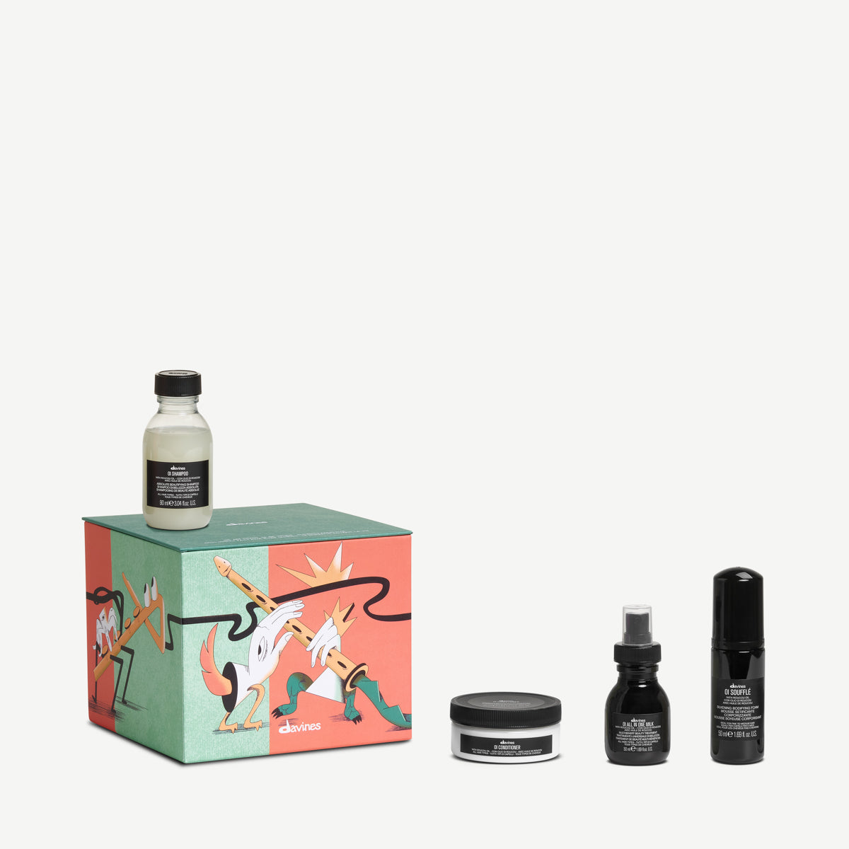 
Davines Nederland OI Discover Mini Set - De perfecte, buitengewone schoonheidsset voor een schitterende glans en prachtige haarkwaliteit. 