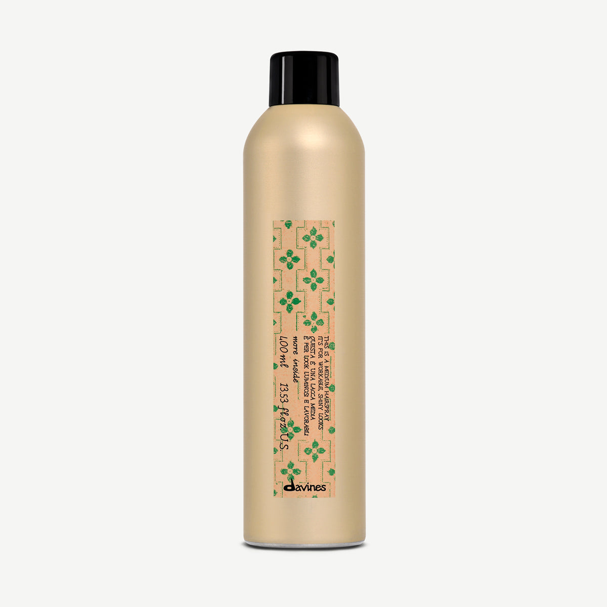 This is a Medium Hair Spray 1  400 mlDavines
