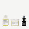 MOMO &amp; OI travel set  Vaarwel aan droog of uitgedroogd haar!<br>  3 pz.  Davines
