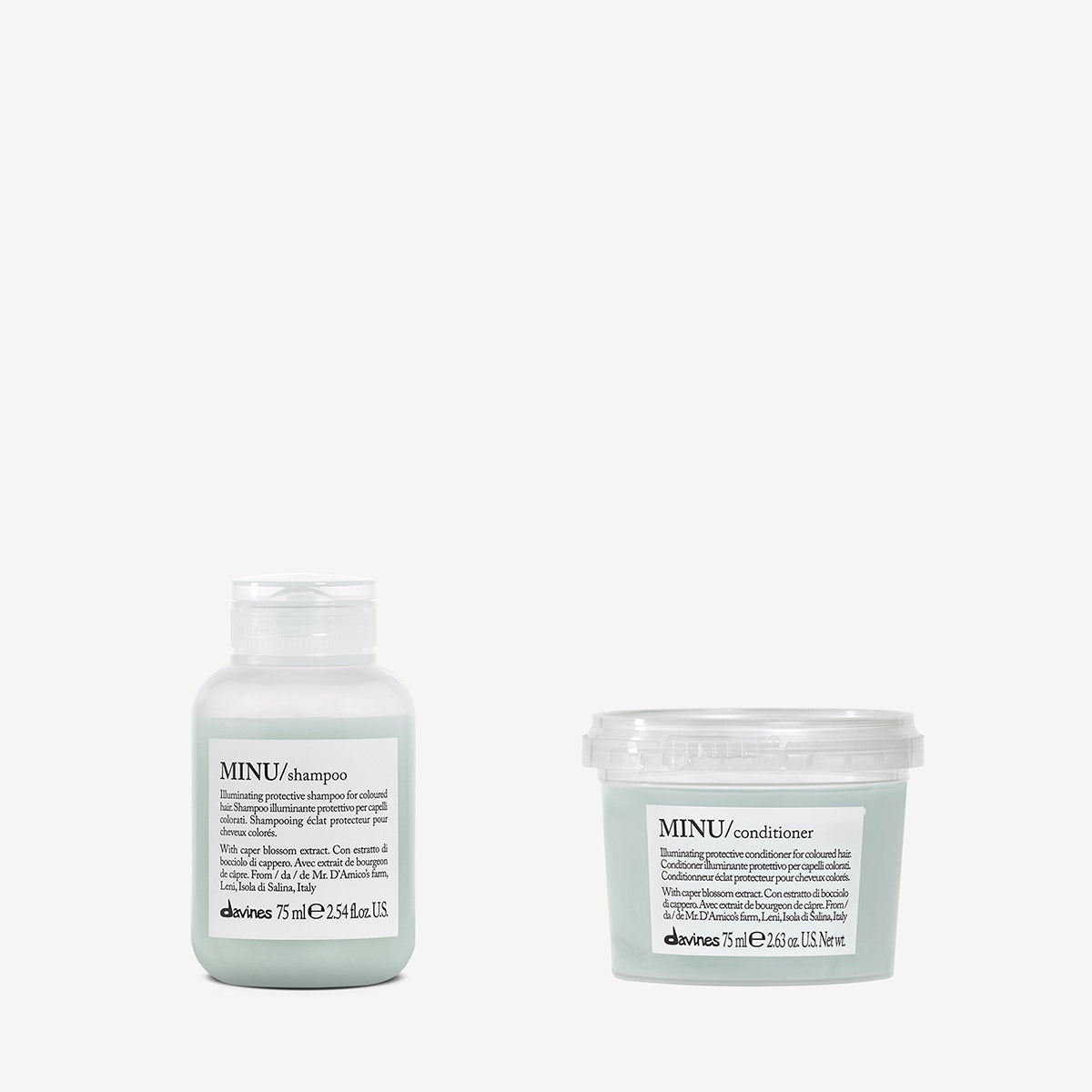 MINU Shampoo &amp; Conditioner mini set 1  Davines
