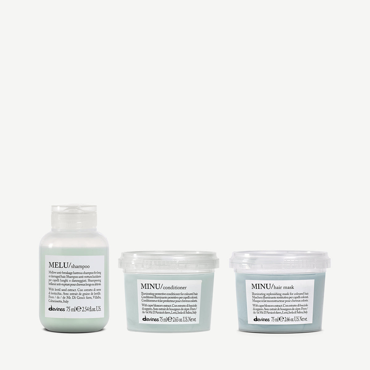 MINU complete verzorging travel set 1  0 pz.Davines
