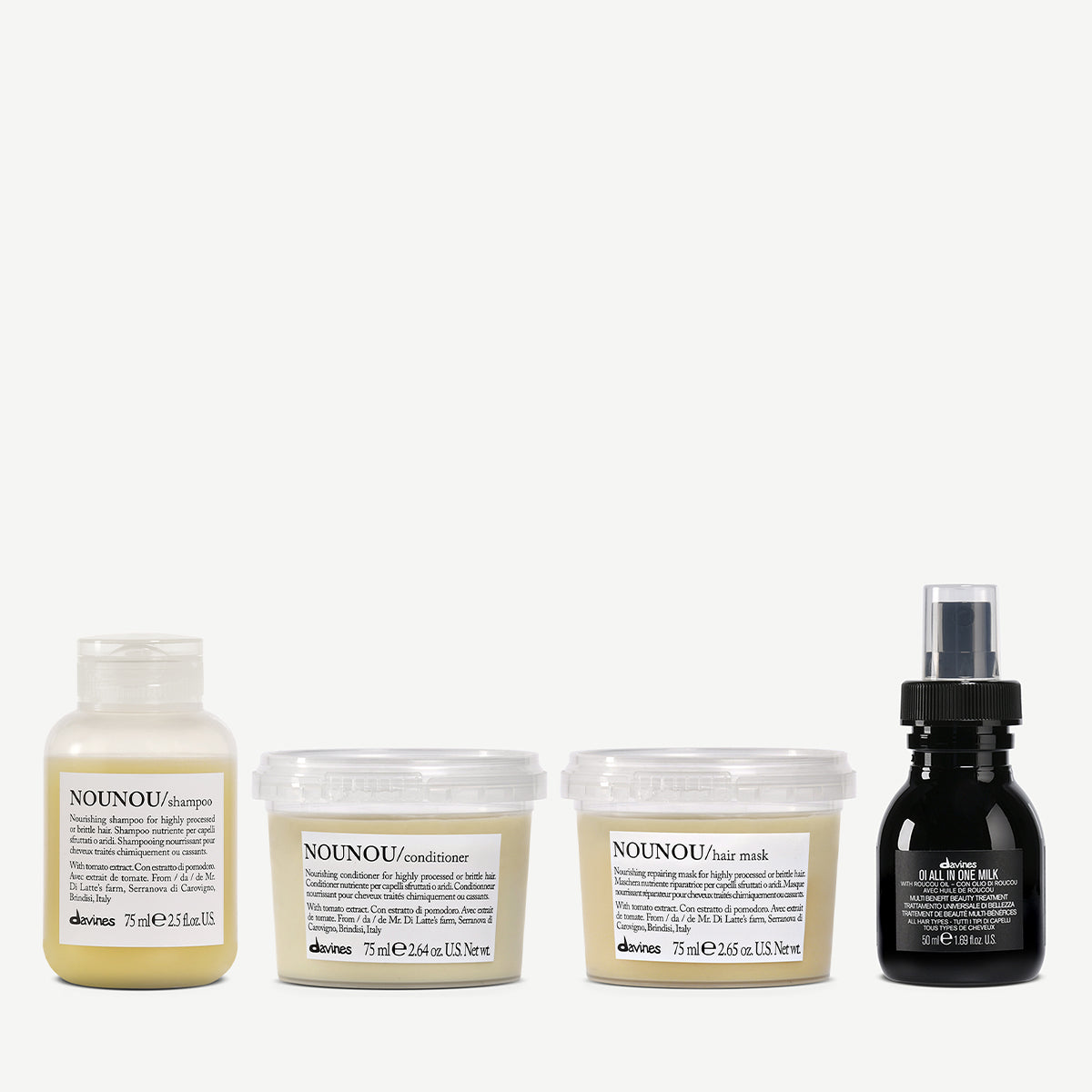 NOUNOU &amp; OI travel set 1  4 pz.Davines
