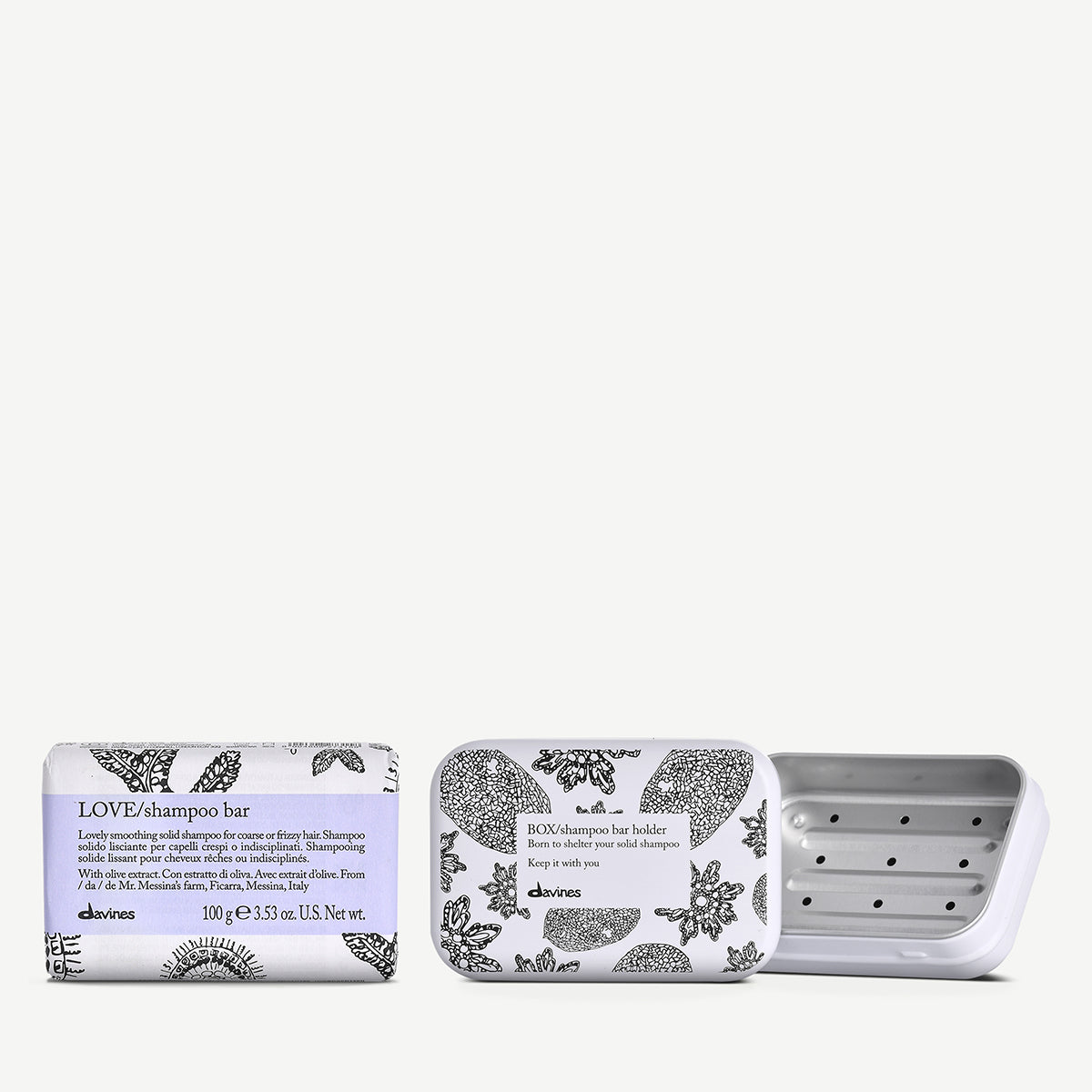 LOVE Shampoo Bar en Case set 1  Davines
