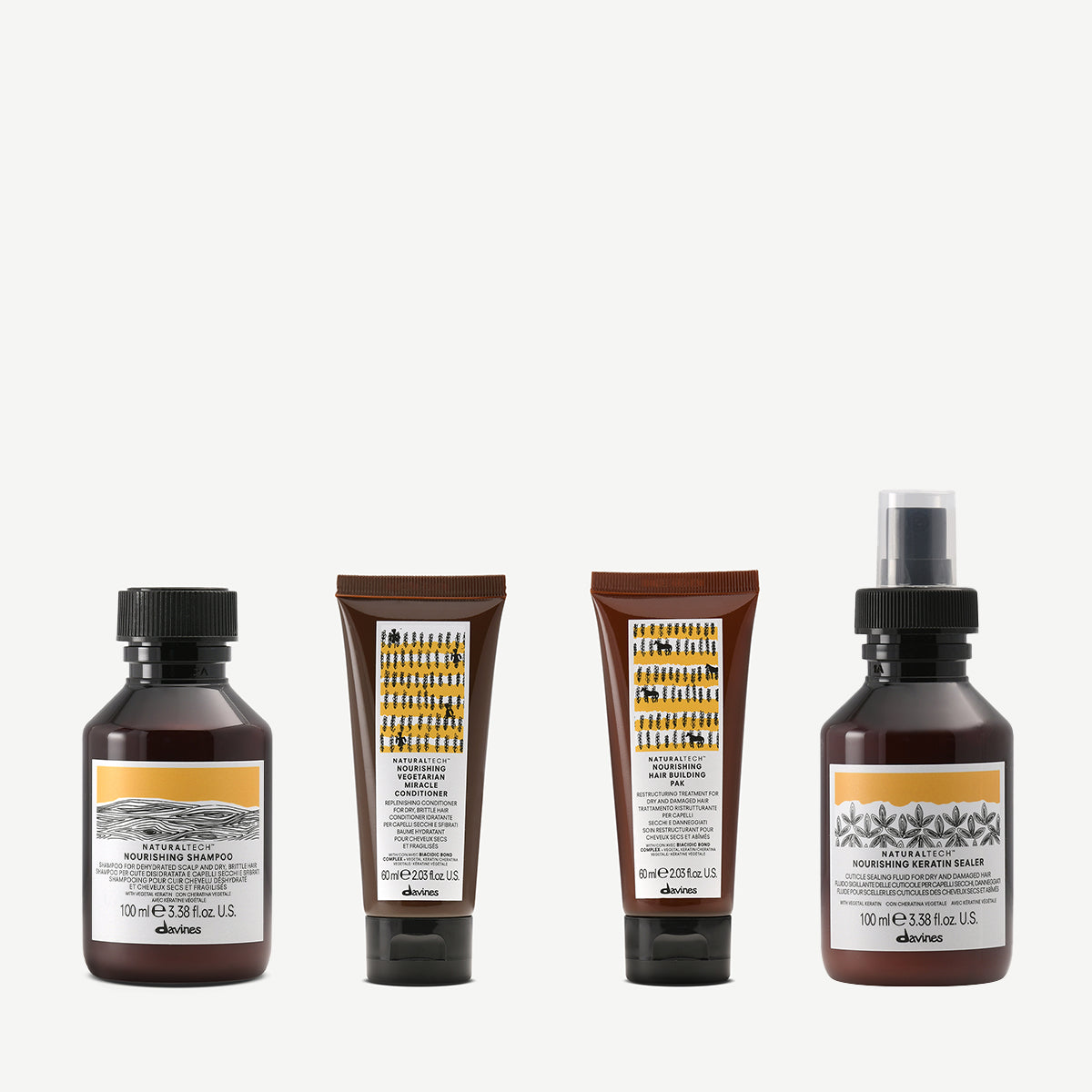 Nourishing deluxe travel set 1  5 pz.Davines
